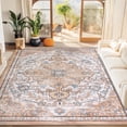thumbnail image 1 of Findosom 8'x10' Vintage Boho Area Rug, Machine Washable Rugs Non Slip Distressed Indoor Rug,Large Retro Area Rug Floor Carpet for Bedroom Dining Room Entryway Office Decor,Beige, 1 of 11