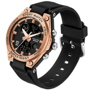 Findtime Ladies Sport Digital Watches Wrist Watch for Women with Waterproof Dual Time Date Luminous Back Light Week Alarm Stopwatch Count Down White Black Blue Green