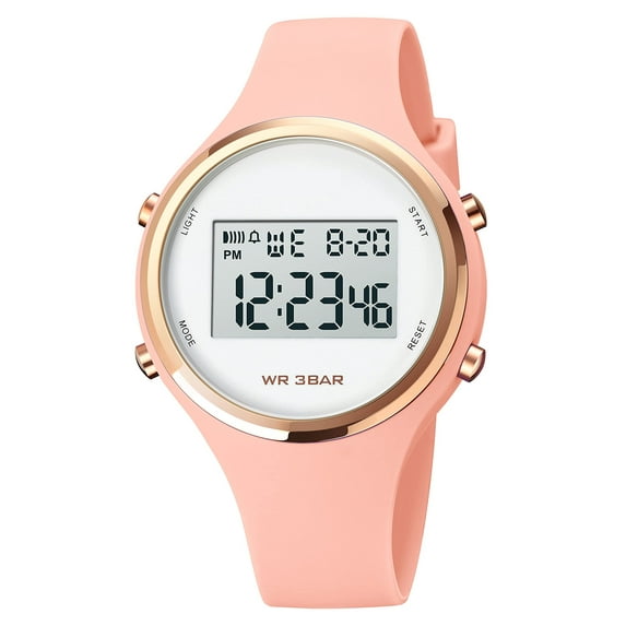 Findtime Ladies Watch Digital Watches for Women Colorful Sport Wrist Watch for Women Waterproof Stopwatch Alarm Multifunction Easy Read