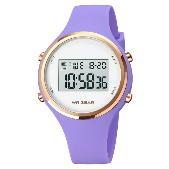 Findtime Ladies Watch Digital Watches for Women Colorful Sport Wrist Watch for Women Waterproof Stopwatch Alarm Multifunction Easy Read