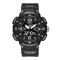 Findtime Men's Analog Sports Watch Military Watch Outdoor LED Stopwatch Digital Electronic Large Dual Display Waterproof Tactical Army Wrist Watches for Men
