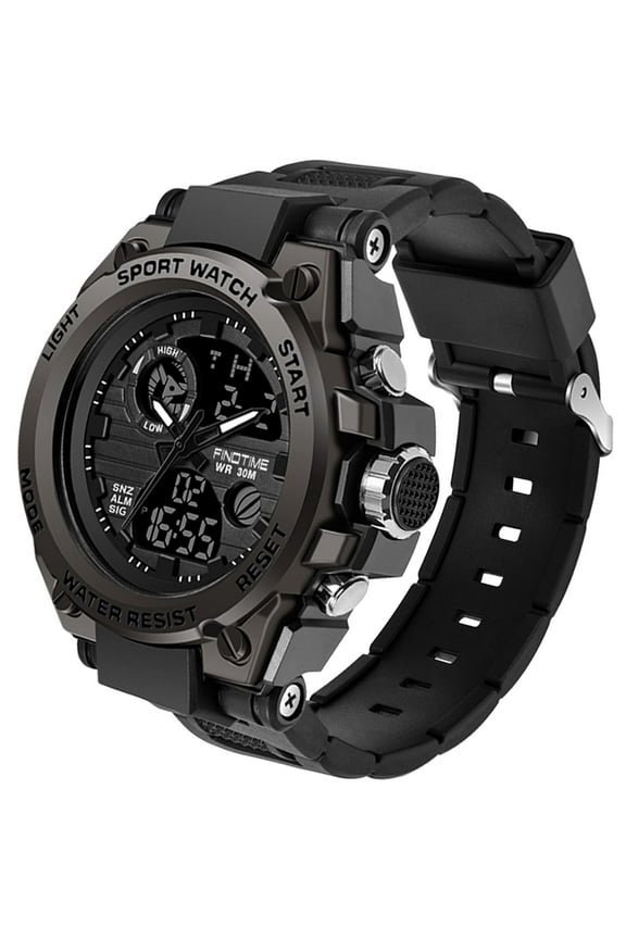 Men's Military Watch Outdoor Sports Electronic Watch Tactical Army Wristwatch LED Stopwatch Waterproof Digital Analog Watches