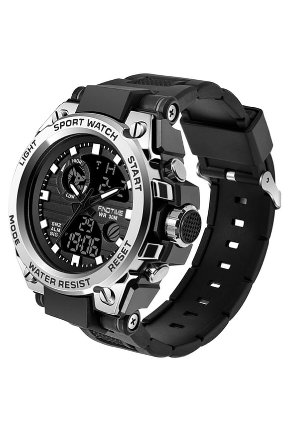 Men's Military Watch Outdoor Sports Electronic Watch Tactical Army Wristwatch LED Stopwatch Waterproof Digital Analog Watches