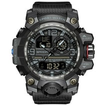 Findtime Mens Military Watch Sport Watches Waterproof Tactical Watch Outdoor Digital Watch Big Face Alarm Stopwatch LED Watch for Men