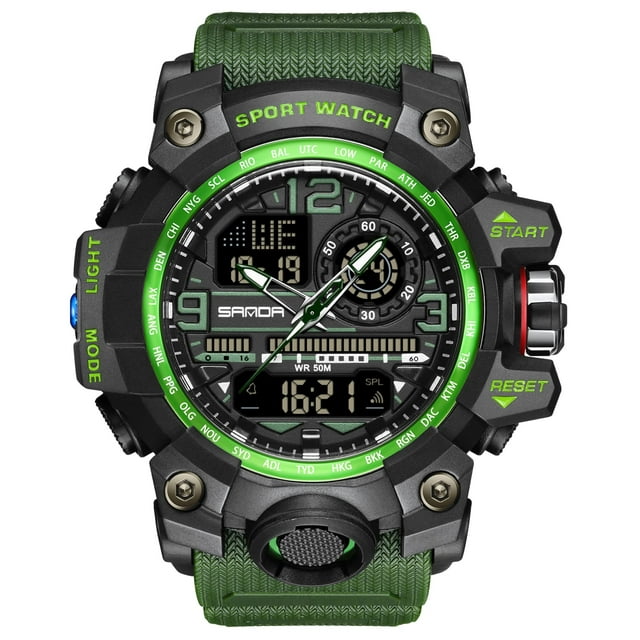 Findtime Mens Military Watch Sport Watches Waterproof Tactical Watch