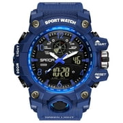 Findtime Mens Sport Watch Waterproof Watches Military Tactical Watch Outdoor Digital Watch Big Face Alarm Stopwatch LED Analog Watch for Men