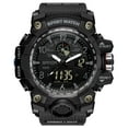 thumbnail image 1 of Findtime Mens Sport Watch Waterproof Watches Military Tactical Watch Outdoor Digital Watch Big Face Alarm Stopwatch LED Analog Watch for Men, 1 of 6