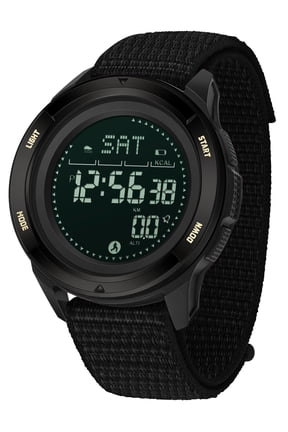 Military Watches for Men Digital Tactical Sports Compass Pedometer Calorie Step Counter Watch Waterproof Stopwatch Pacer Running Watch Alarm Electronic Nylon Strap