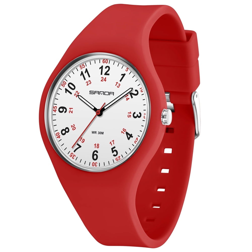 Findtime Orologio Digitale Sportivo Donna - 5 ATM Impermeabile - Colori Vivaci - Con Sveglia E Cronometro - 4