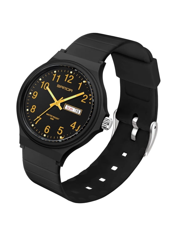 Women's Watch Waterproof Ladies Watches Sport Wrist Watch Nurse Analog Simple Minimalist Casual Watch Dress Wristwatch with Day Date White Black Pink Gold Green Purple