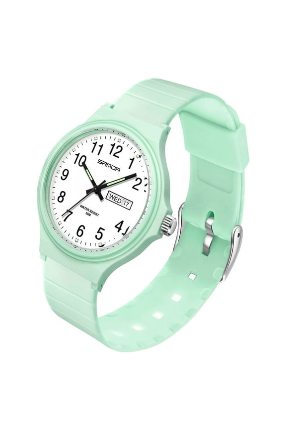 Women's Watch Waterproof Ladies Watches Sport Wrist Watch Nurse Analog Simple Minimalist Casual Watch Dress Wristwatch with Day Date White Black Pink Gold Green Purple