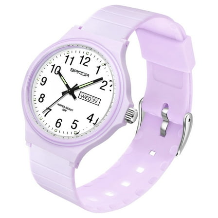Findtime Women's Watch Waterproof Ladies Watches Sport Wrist Watch Nurse Analog Simple Minimalist Casual Watch Dress Wristwatch with Day Date White Black Pink Gold Green Purple