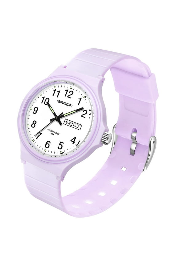 Women's Watch Waterproof Ladies Watches Sport Wrist Watch Nurse Analog Simple Minimalist Casual Watch Dress Wristwatch with Day Date White Black Pink Gold Green Purple