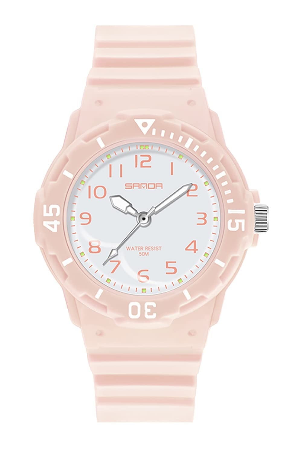 Findtime Women s Wrist Watches Nurse Watches with Second Hand for Women Waterproof Easy Read Dial Minimalist Basic Watch Luminous Nursing Watch for