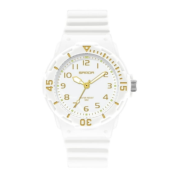 Findtime Women's Wrist Watches Nurse Watches with Second Hand for Women Waterproof Easy Read Dial Minimalist Basic Watch Luminous Nursing Watch for Women Gold Black Green White Pink