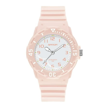 Findtime Women's Wrist Watches Nurse Watches with Second Hand for Women Waterproof Easy Read Dial Minimalist Basic Watch Luminous Nursing Watch for Women Gold Black Green White Pink