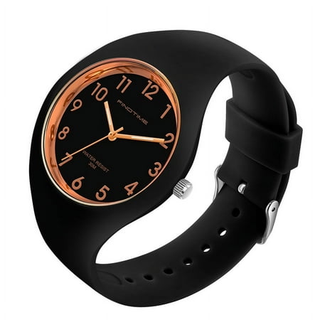 Findtime Women's Wrist Watches Thin & Ultra-light Casual Watch for Women Waterproof Nurse Watches with Secondhand Minimalist Watches Fashion Watch for Women White Black Pink Green Blue Purple Rosegold