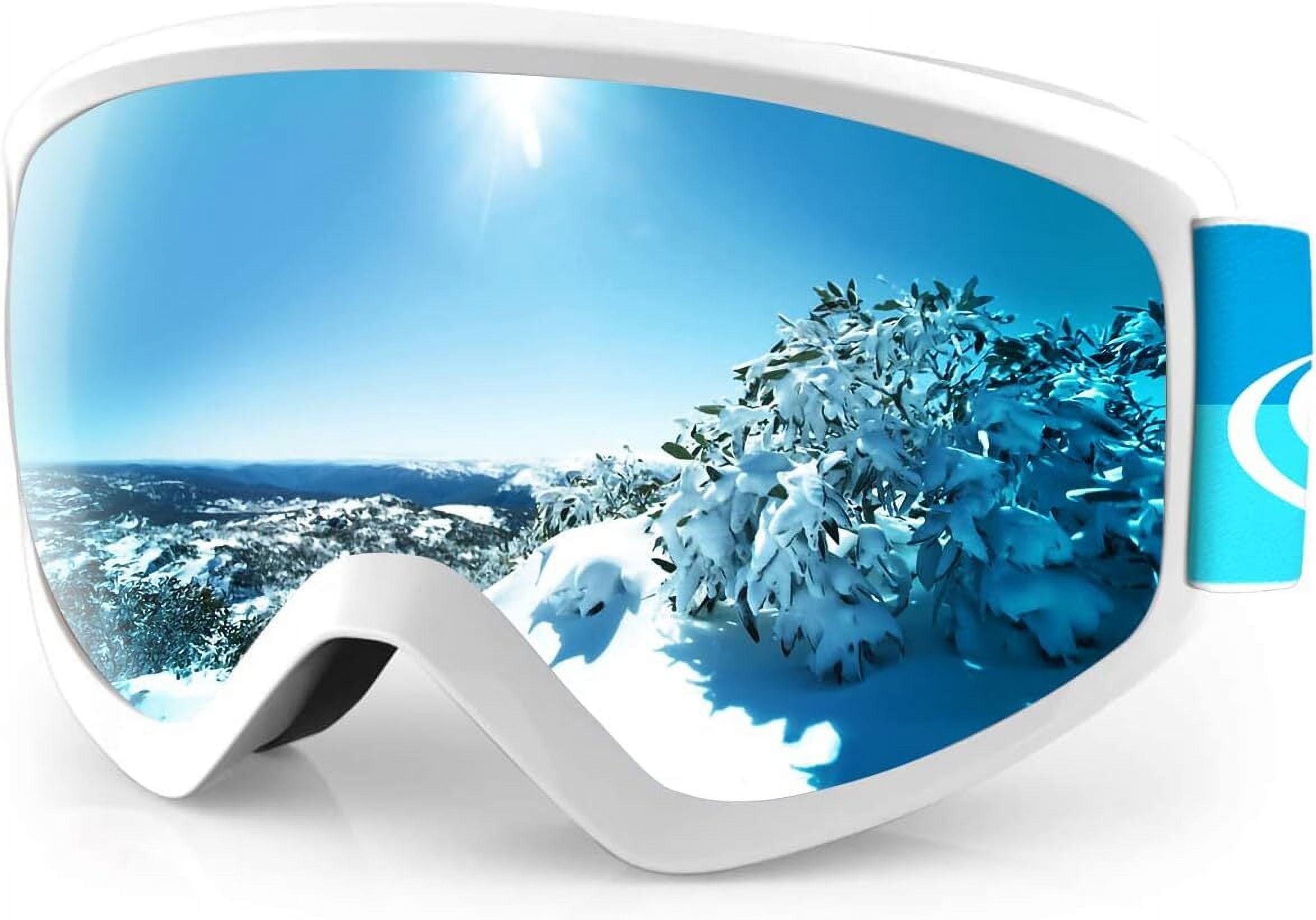 findway - Gafas de esquí y snowboard para niños, niñas, jóvenes, diseño  para usar sobre lentes