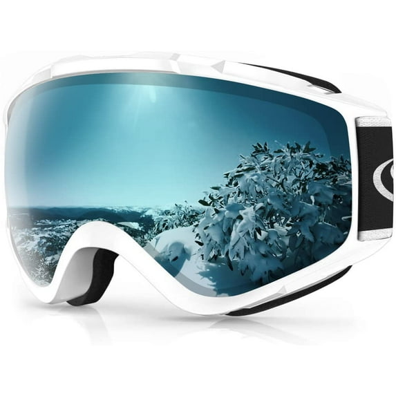 Findway Ski Goggles, 100% UV Protection OTG Snow Goggles for Men, Women & Youth