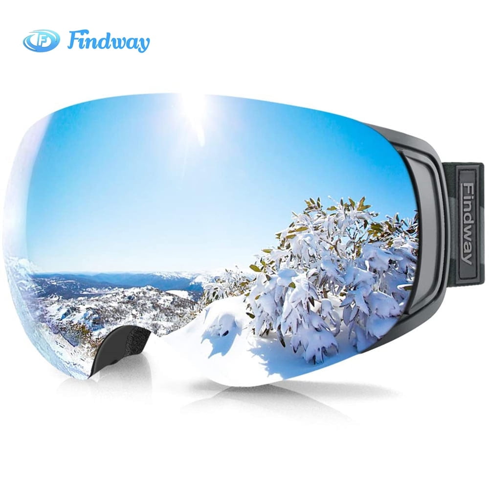 Findway Ski Goggles OTG for Women Men Adult Youth, Snow Goggles