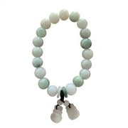 TIANTUTUTEC Fine 100% Natural Jade Jadeite Women Buddha Beads Bracelet
