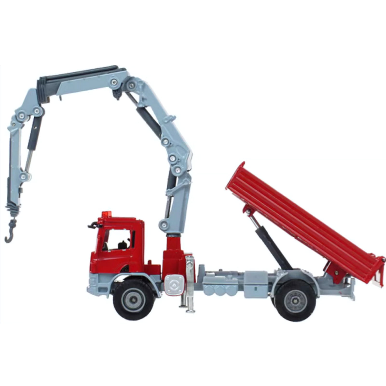Fine Alloy Crane Truck Model, Strictly Proportional, 1:50 Scale, Excellent for Decorating Home & Special Gifts