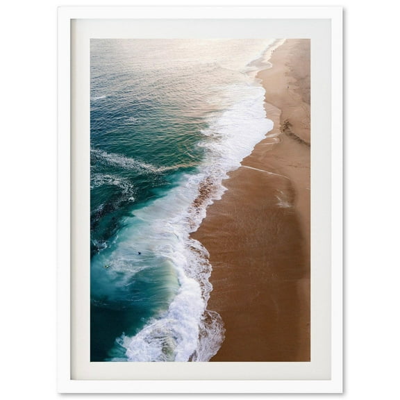 Fine Art Aerial Beach Print - The Wedge, Newport Beach Photography Print, Coastal Wall Decor, California Summer Print, Portrait Wall Art, Modern Wall Decor, 8x12 UNFRAMED