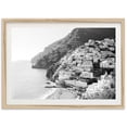 thumbnail image 1 of Fine Art Amalfi Coast Print - Italy Coastal Decor, Black And White Print, Italian Beach Photography, Summer Print, Coastal Chic Wall Art Wall Art, Modern Wall Decor, 12x18 UNFRAMED, 1 of 2