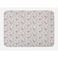 thumbnail image 1 of Fine Art Bath Mat, Hand Drawn Like Sketchy Pomegranates Print Fruity Organic Illustration, Plush Bathroom Decor Mat with Non Slip Backing, 29.5" X 17.5", Coconut and Grey Pink, by Ambesonne, 1 of 2
