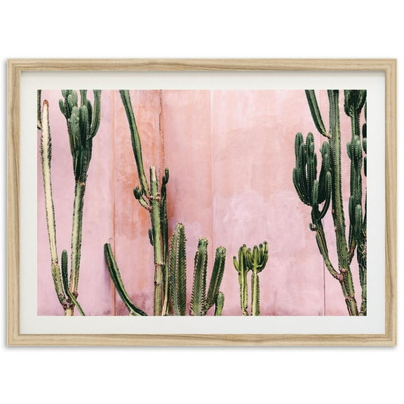 Fine Art Boho Cactus Print - Pink Southwest Desert Wall Art Abstract Fine Art Photography Home Decor Wall Art, Modern Wall Decor, 8x12 UNFRAMED