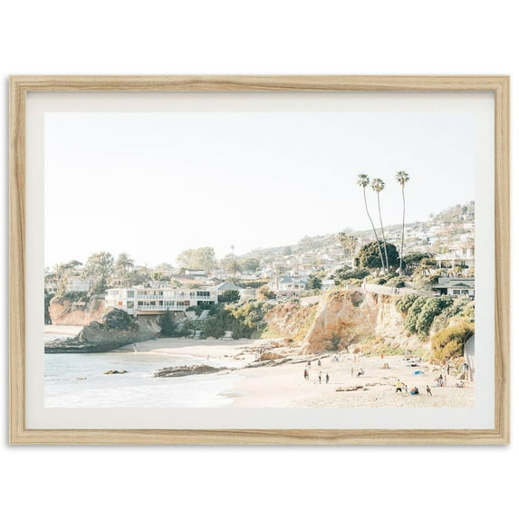 Fine Art California Beach Print - Coastal Wall Decor, Laguna Beach Photography, Muted Coastal Grandmother Wall Decor, Summer Print Wall Art, Modern Wall Decor, 24x36 UNFRAMED