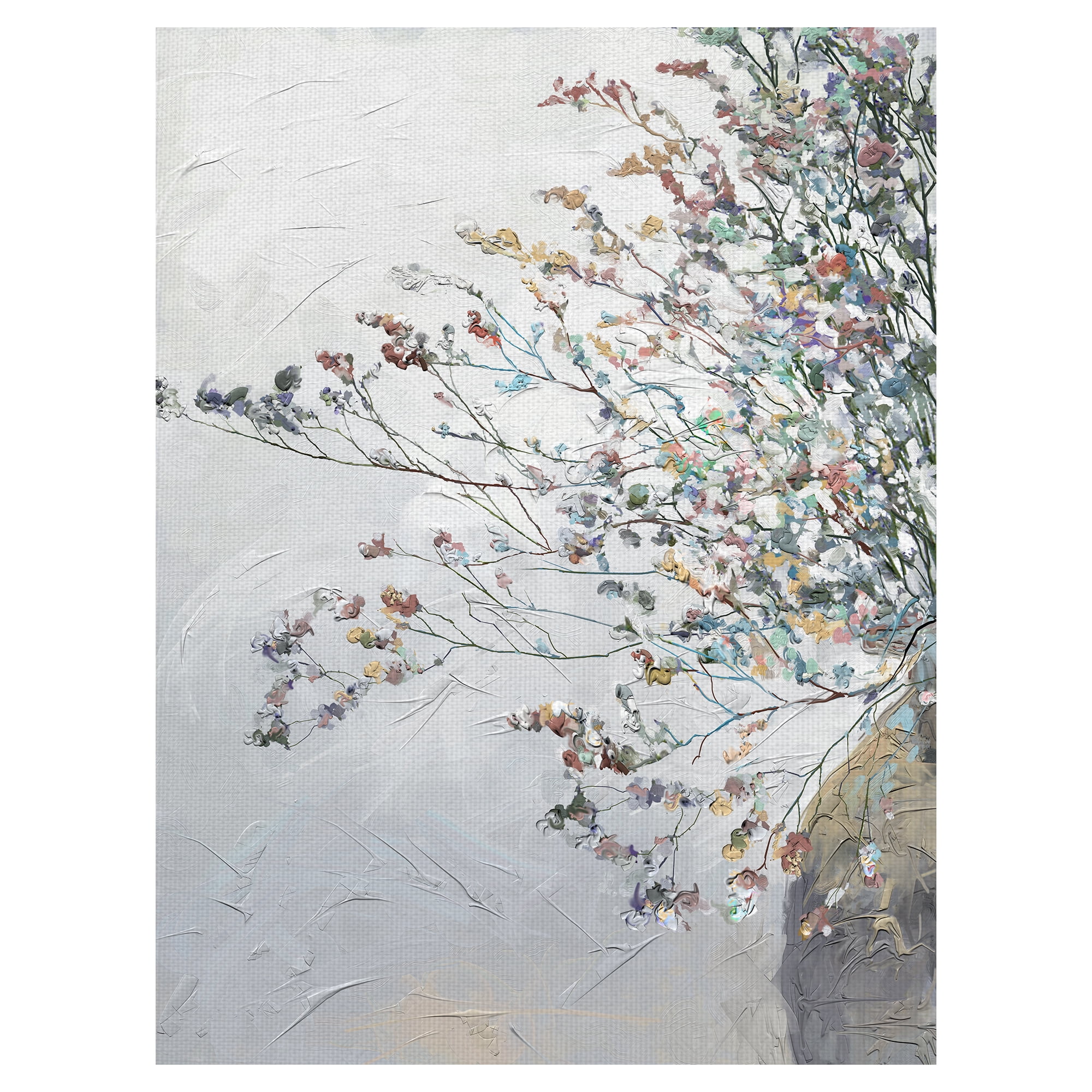 Fine Art Canvas Bellaflora Flowers in Vase by Studio Arts Canvas Art Print
