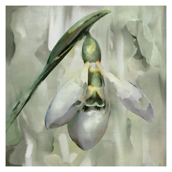 Fine Art Canvas Ink Blooms I Lily by Studio Arts Canvas Art Print