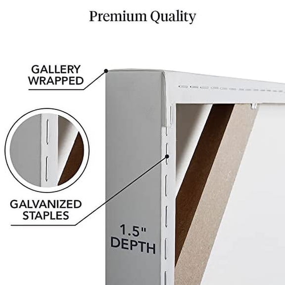 Fine Art Canvas Moo Review Canvas Wall Decor by Artist Studio Arts for Living Room, Bedroom, Bathroom, Kitchen, Office, Bar, Dining & Guest Room - Ready to Hang - 38 in x 14 in