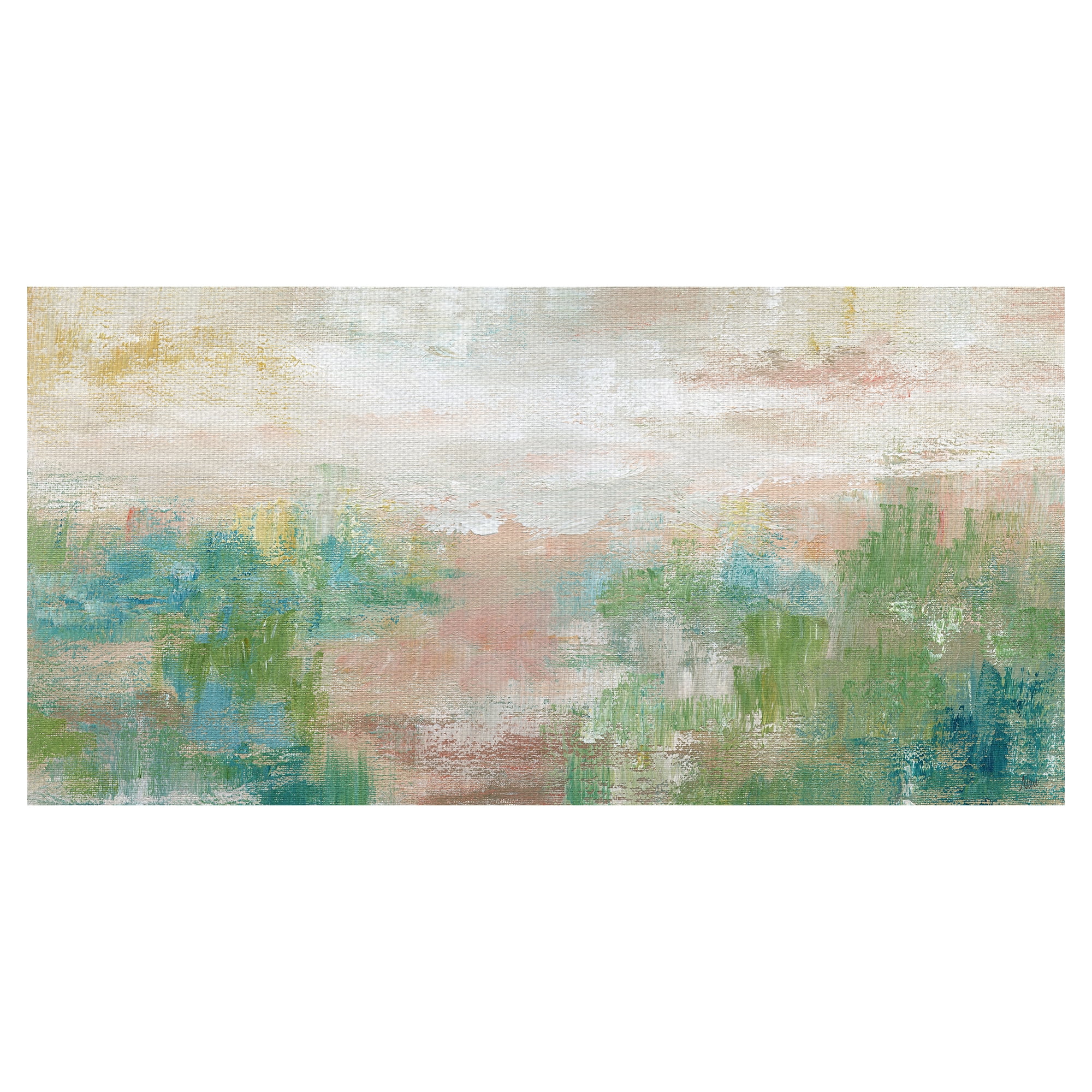 Fine Art Canvas Sea Oats II Abstract Landscape by Nan Canvas Art Print