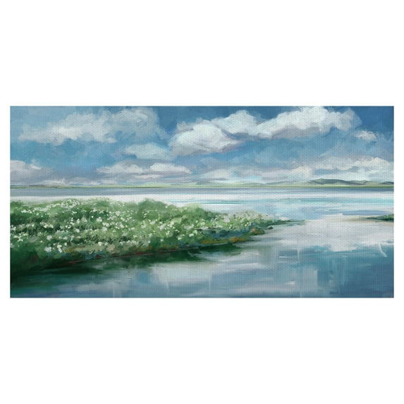 Fine Art Canvas Summer Inlet by Studio Arts Canvas Art Print