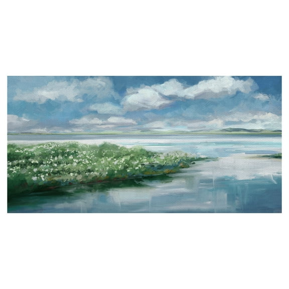 Fine Art Canvas Summer Inlet by Studio Arts Canvas Art Print