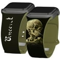 thumbnail image 1 of Fine Art HD Watch Band for Apple Watch - 42/44/45/49mm(46mm Series 10) Short Skeleton Smoking by Affinity Bands, 1 of 3