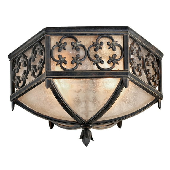 Fine Art Handcrafted Lighting 324882St Costa Del Sol 16" Diameter Two-Light Outdoor Flush