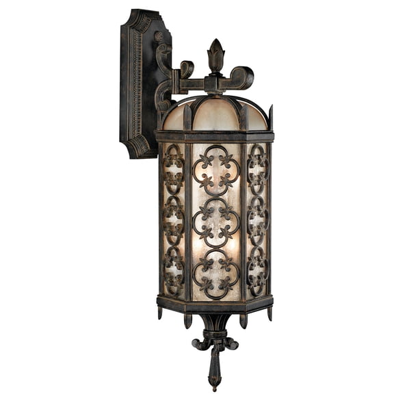 Fine Art Handcrafted Lighting 338381St Costa Del Sol Three-Light Outdoor Wall Sconce -