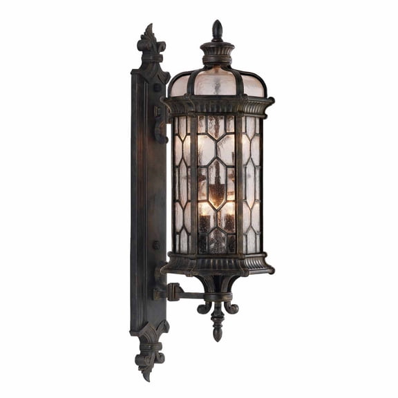 Fine Art Handcrafted Lighting 413881-1ST Devonshire 4 Light 32" High Outdoor Wall Sconce -