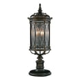thumbnail image 1 of Fine Art Handcrafted Lighting 611283St Warwickshire Three-Light Post Light - Dark Wrought, 1 of 1