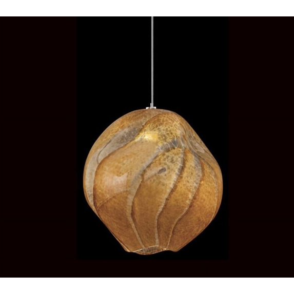 Fine Art Handcrafted Lighting 866040-22LD Vesta 7" Wide Led Abstract Mini Pendant - Gold