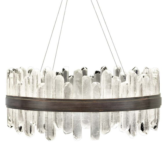 Fine Art Handcrafted Lighting 882340-3ST Lior 2 Light 30-1/2" Wide Integrated Led