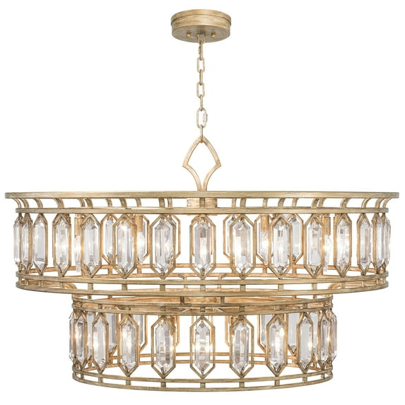 Fine Art Handcrafted Lighting 890140-2St Westminster 20 Light 42" Wide Crystal Drum