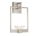 thumbnail image 1 of Fine Art Handcrafted Lighting 893550-1ST Delphi 1 Light 15" Tall Led Wall Sconce - Silver, 1 of 1