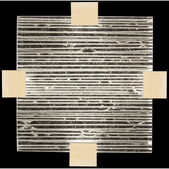 Fine Art Handcrafted Lighting 895440-35ST Terra 17" Wide Led Semi-Flush Square Ceiling