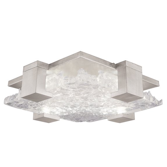 Fine Art Handcrafted Lighting 895440-21ST Terra 17" Wide Led Flush Mount Square Ceiling