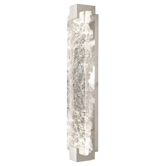 Fine Art Handcrafted Lighting 896850-21ST Terra 28" Tall Led Wall Sconce - Silver Leaf /