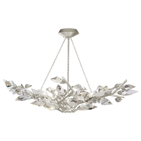 Fine Art Handcrafted Lighting 909040-1ST Foret 6 Light 47" Wide Crystal Chandelier -